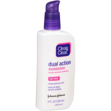 Clean and Clear&reg; 4 oz. Dual Action Oil-Free Moisturizer Lotion. View a larger version of this product image.