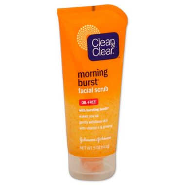 Johnson & Johnson&reg; Clean and Clear&reg; Morning Burst&reg; 5 fl. oz. Facial Scrub. View a larger version of this product image.