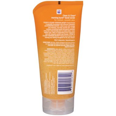 Johnson & Johnson&reg; Clean and Clear&reg; Morning Burst&reg; 5 fl. oz. Facial Scrub. View a larger version of this product image.