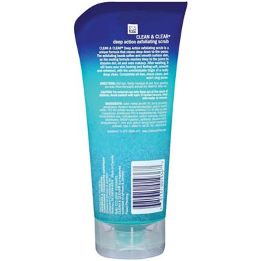 Clean and Clear&reg; 5 oz. Deep Action Oil Free Exfoliating Scrub. View a larger version of this product image.