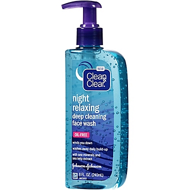 Clean and Clear&reg; 8 oz. Night Relaxing Deep Cleaning Face Wash. View a larger version of this product image.