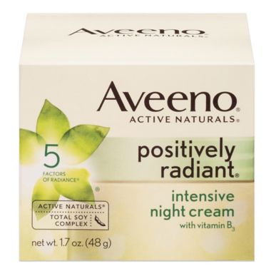 Aveeno&reg; Positively Radiant&reg; 1.7 oz. Night Cream. View a larger version of this product image.