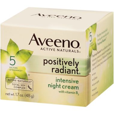 Aveeno&reg; Positively Radiant&reg; 1.7 oz. Night Cream. View a larger version of this product image.