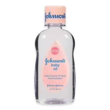 Johnson & Johnson&reg; 3 oz. Baby Oil. View a larger version of this product image.