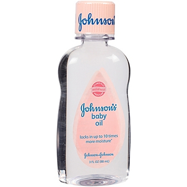 Johnson & Johnson&reg; 3 oz. Baby Oil. View a larger version of this product image.