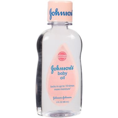 Johnson & Johnson&reg; 3 oz. Baby Oil. View a larger version of this product image.