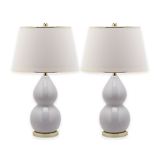 Light Double Gourd Table Lamps, Double Gourd Table Lamp Blue