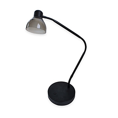 LED Desk Lamp with USB and AC Charging Station. View a larger version of this product image.