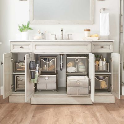 bathroom cupboard storage