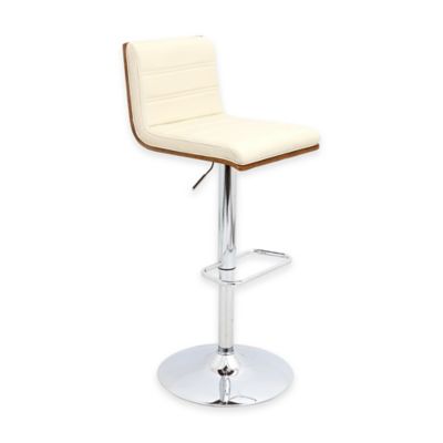 LumiSource® Vasari Bar Stool in Walnut Bed Bath & Beyond