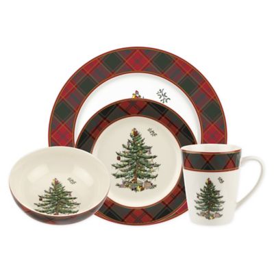 Spode&reg; Christmas Tree Tartan Dinnerware Collection