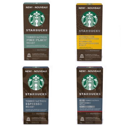 Starbucks&reg; by Nespresso&reg; Coffee Capsules 10-Count Collection