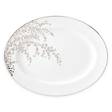 kate spade new york Gardner Street Platinum™ 16-Inch Oval Platter | Bed  Bath & Beyond