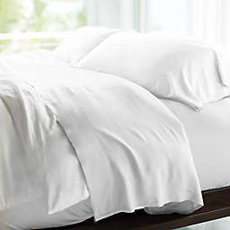 Cariloha® Resort 400-Thread-Count Viscose Made From Bamboo Sheet Set in White