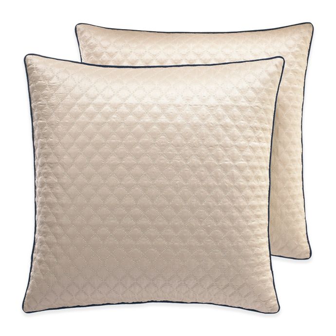 Croscill® Imperial Reversible European Pillow Sham in Champagne Bed