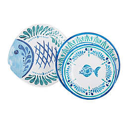 Fish Medallion Melamine Dinnerware Collection