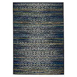 Weave & Wander Omari Damask Print Striated Rug