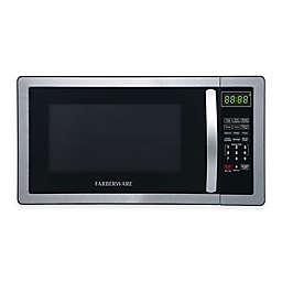 Farberware® Classic 1.1 Cubic Foot Microwave Oven in Stainless Steel/Black