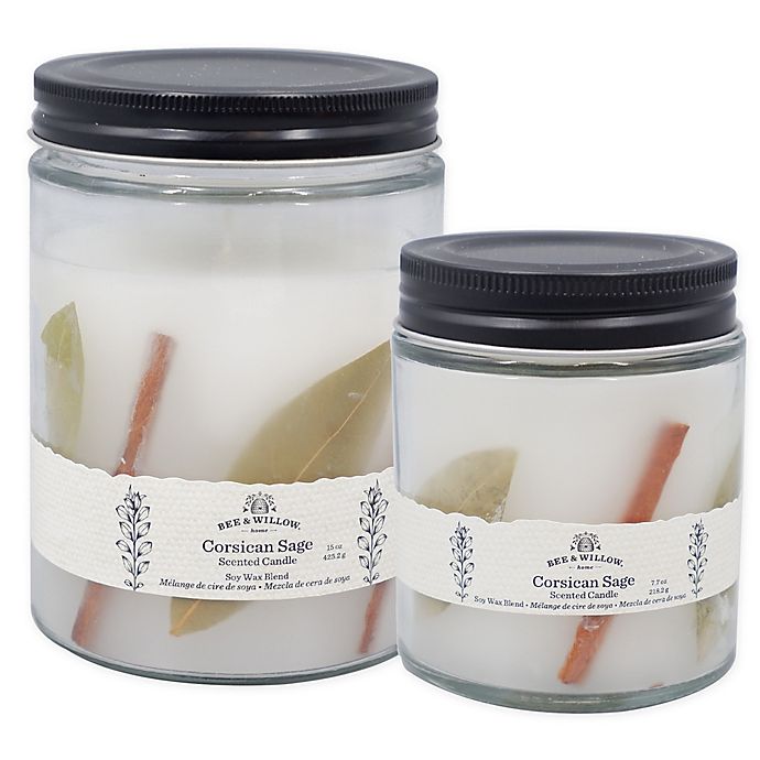 Alternate image 1 for Bee & Willow™ Home Corsican Sage Spring Floral Glass Jar Candle Collection