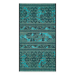 Safavieh Palazzo Halen 2-Foot x 3-Foot 6-Inch Accent Rug in Black/Turquoise