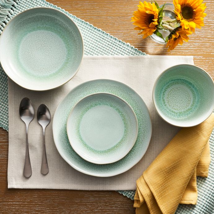 Bee & Willow™ Home Weston Dinnerware Collection in Mint Bed Bath and