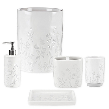Bee &amp; Willow&trade; Garden Floral Bath Accessory Collection. View a larger version of this product image.