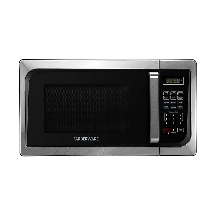 Farberware® Classic 0.9 Cubic Foot Microwave Oven in Stainless Steel
