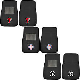 MLB 2-Piece Embroidered Car Mat Set Collection