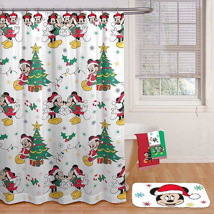 Disney Fa La Shower Curtain, Mickey Mouse Curtains For Kitchen