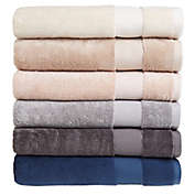 Therapedic&reg; Solid Cotton Bamboo Bath Towel Collection