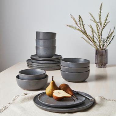 Our Table&trade; Landon Dinnerware Collection in Truffle. View a larger version of this product image.