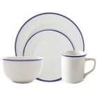 Alternate image 0 for Our Table&trade; Simply White Blue Rim Dinnerware Collection