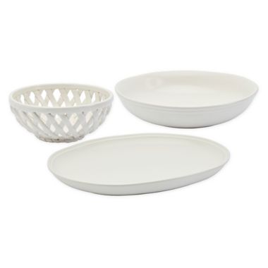 Bee &amp; Willow&trade; Bristol Serveware Collection in Coconut Milk. View a larger version of this product image.