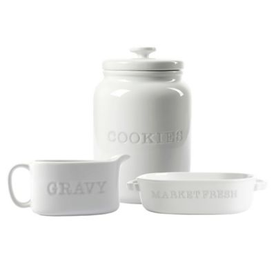 Our Table&trade; Simply White Words Serveware Collection