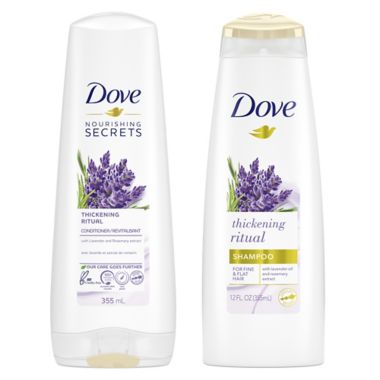 Dove&reg; Nourishing Secrets Thickening Ritual Shampoo &amp; Conditioner Collection. View a larger version of this product image.