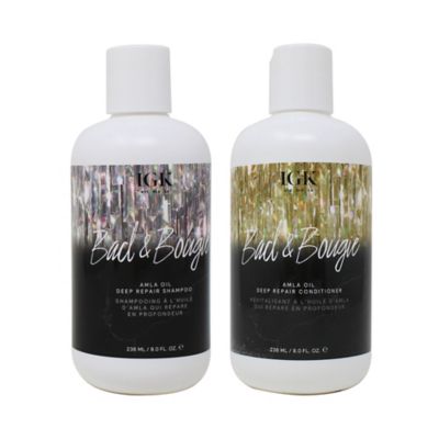 IGK Bad and Bougie Amla Oil Deep Repair Shampoo and Conditioner Collection
