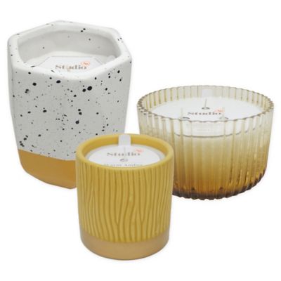 Studio 3B&trade; Warm Amber Candle Collection