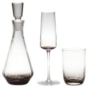 Studio 3B&trade; Optic Barware Collection in Smoke