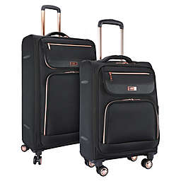Traveler's Club® Softside Spinner Luggage Collection in Black