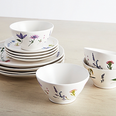 Bee &amp; Willow&trade; Charlotte Floral Organic Dinnerware Collection. View a larger version of this product image.