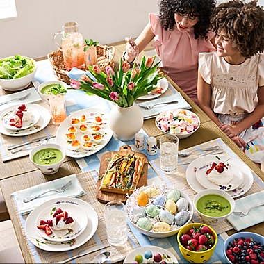 Bee &amp; Willow&trade; Charlotte Floral Organic Dinnerware Collection. View a larger version of this product image.