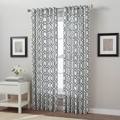 Link Back Tab Window Curtain Panel (Single)