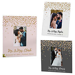 Sparkling Love Personalized Wedding Tabletop Frame