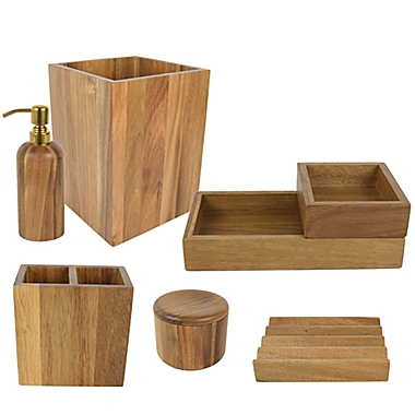 Haven&trade; Acacia Bath Accessory Collection. View a larger version of this product image.