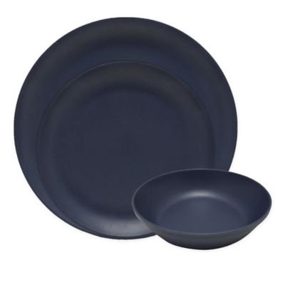 Our Table&trade; Melamine Stackable Dinnerware Collection in Blue