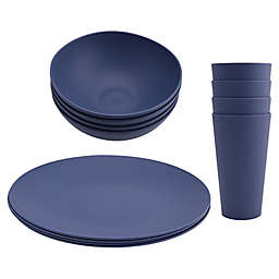 Simply Essential™ Solid Polypropylene Dinnerware in Blue