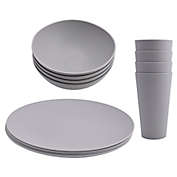 Simply Essential&trade; Solid Polypropylene Dinnerware in Grey