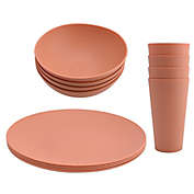 Simply Essential&trade; Solid Polypropylene Dinnerware in Coral