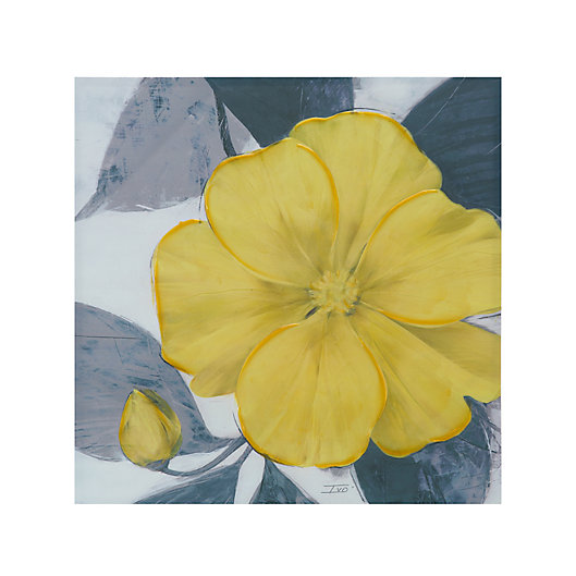 Alternate image 1 for Madison Park Yellow Bloom 30-Inch x 1.5-Inch Canvas Wall Art