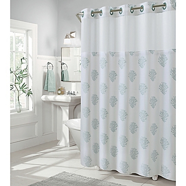Hookless 74-Inch x 71-Inch Shower Curtain. View a larger version of this product image.